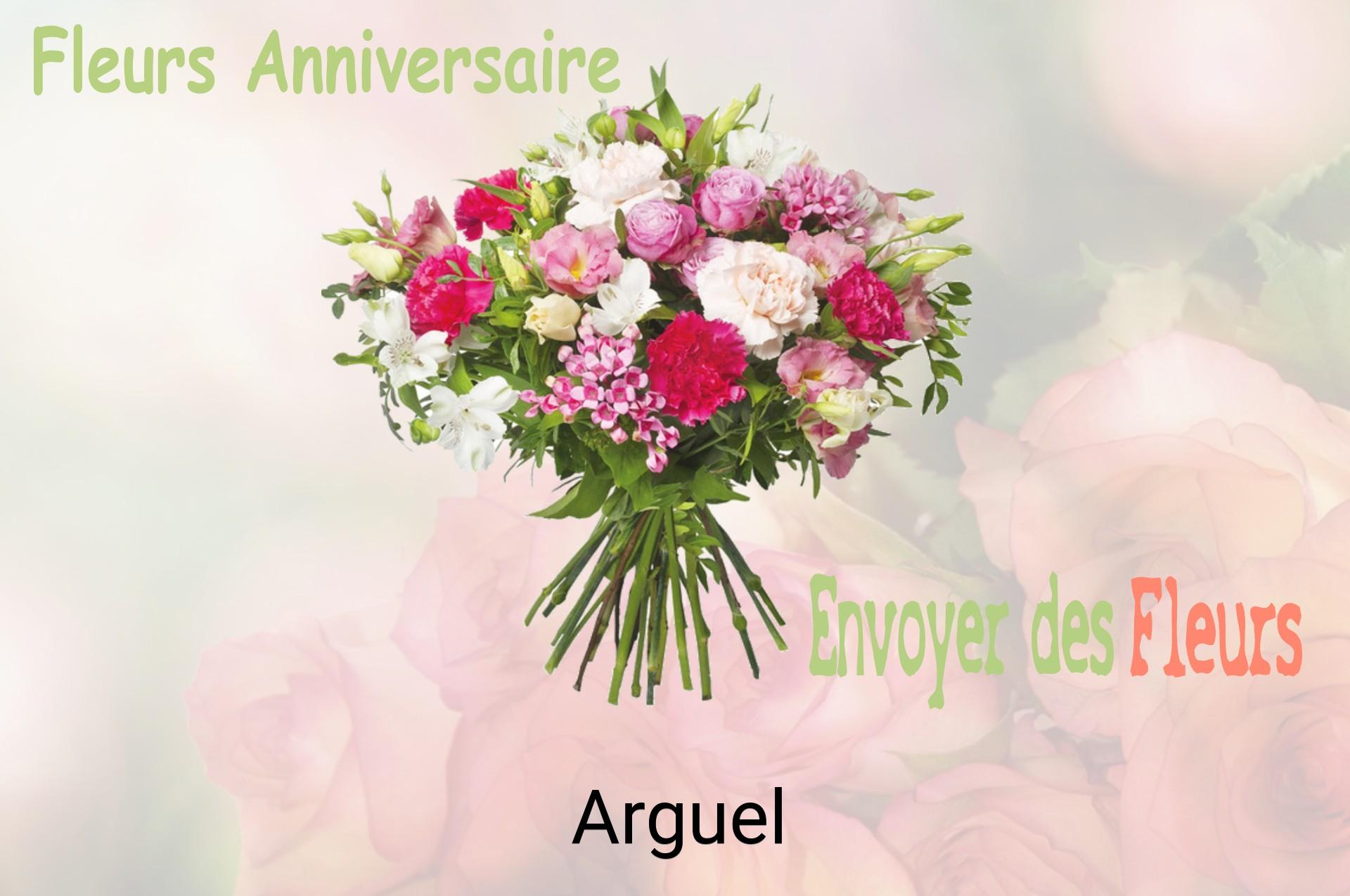 Bouquet de fleurs d’anniversaire livré à Arguel